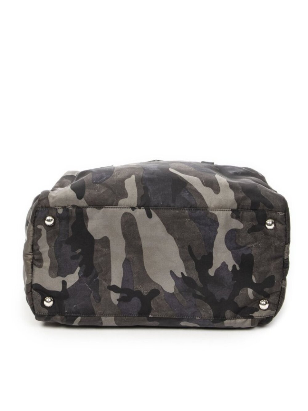 Prada Convertible Camouflage Boston Bag Green Black Nylon - Picture 6 of 10